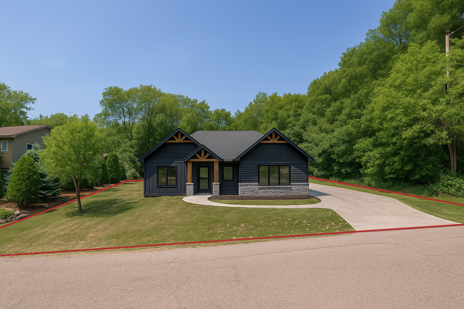 Vacant Land / Future Home Visualization
