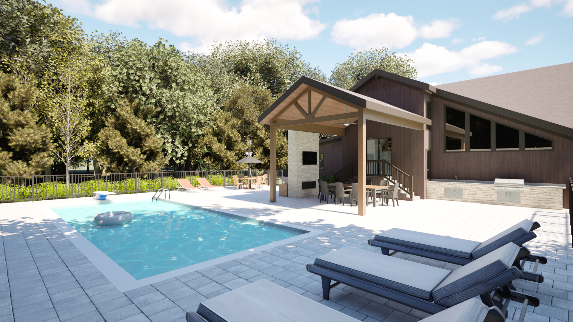 High quality 3D rendering