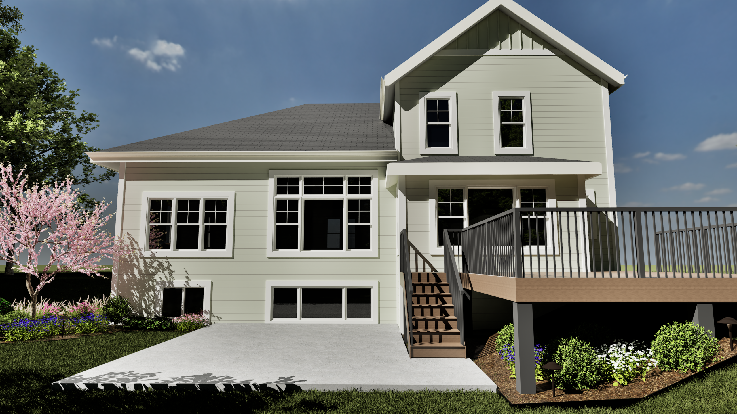 3D visualization example for a custom residential project by RendrOne